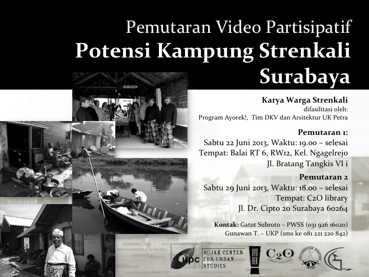 Pemutaran Video Potensi Kampung Strenkali Surabaya - Ayorek Events