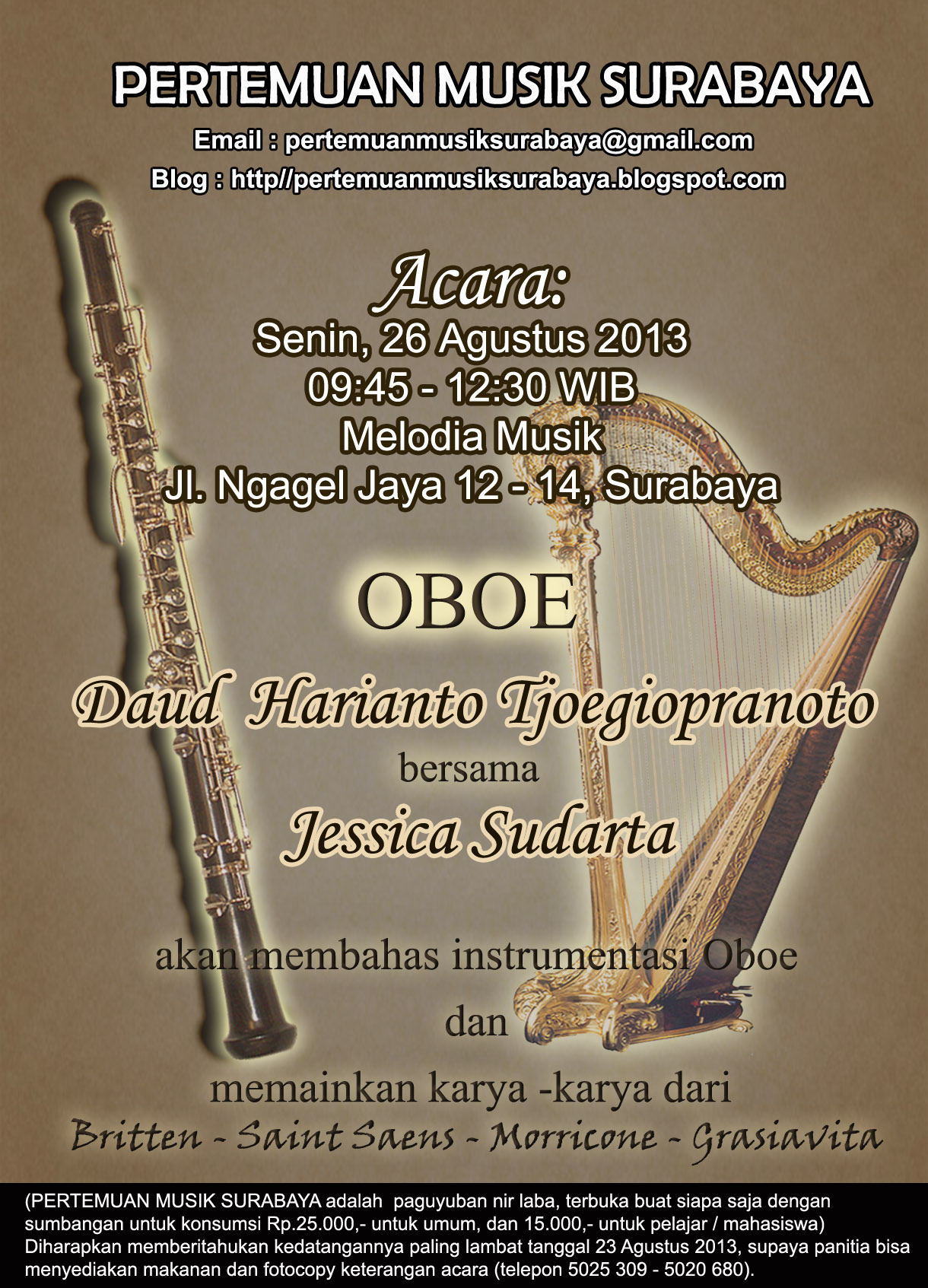 Pertemuan Musik Surabaya: Oboe (Daud Harianto T.)