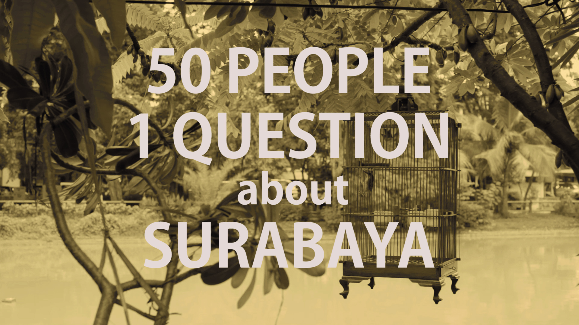 50 People 1 Question: Menurutmu Surabaya itu Kota?